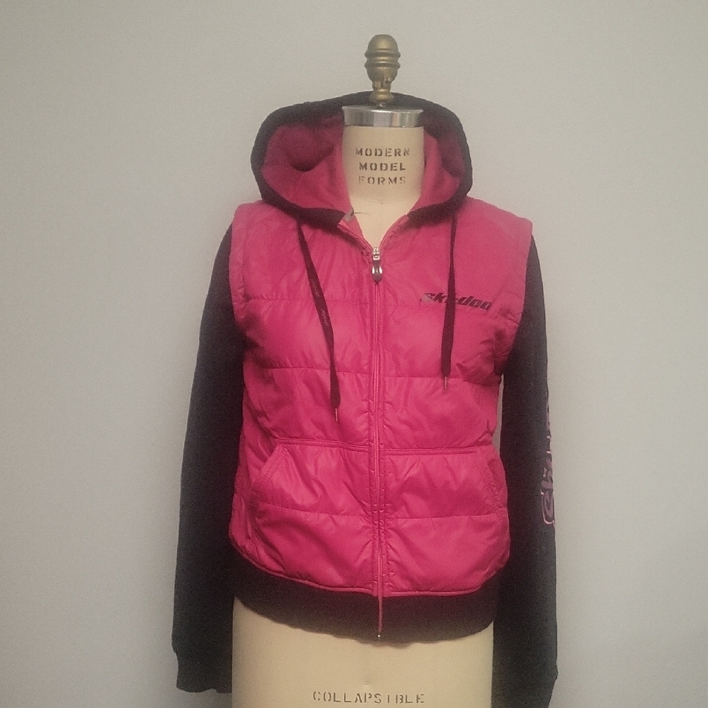Stylish Kids Pink and Black Puffer Jacket